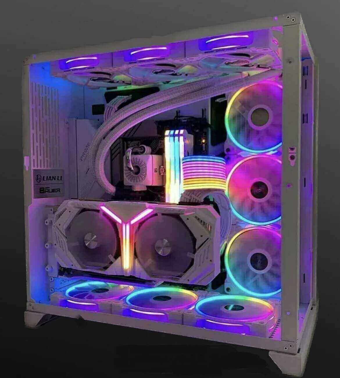 PC gaming ad alte prestazioni con raffreddamento a liquido
