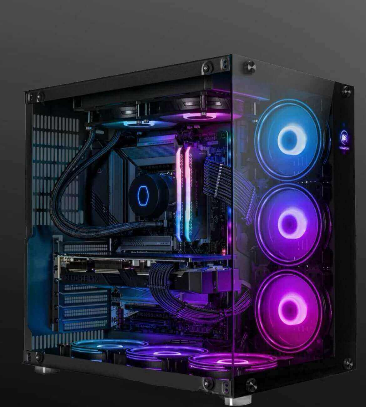 PC gaming ad alte prestazioni con raffreddamento a liquido